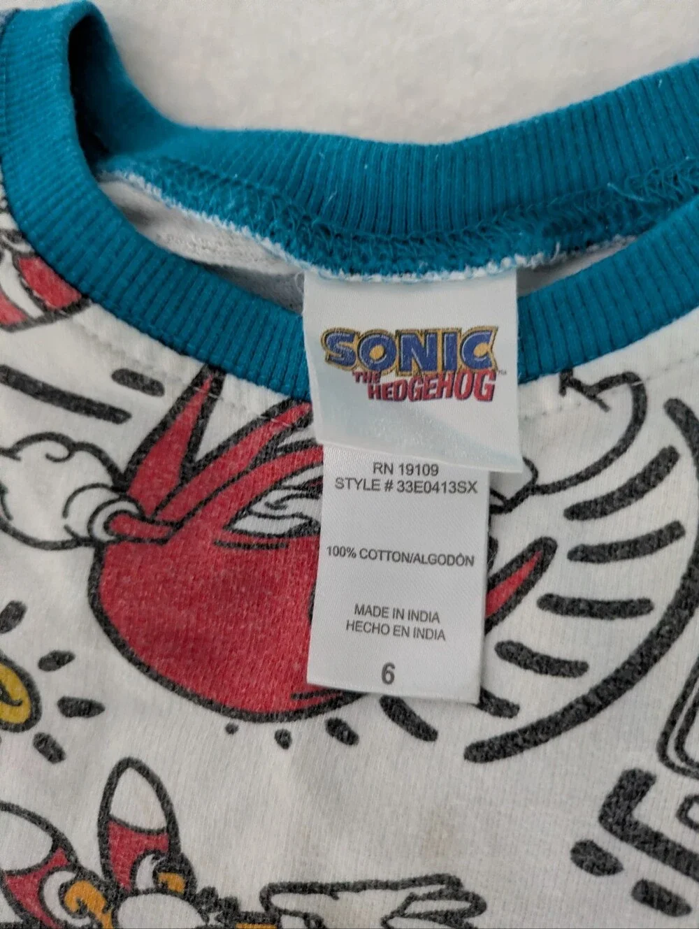 GUC Sonic the Hedgehog shorts & t-shirt set